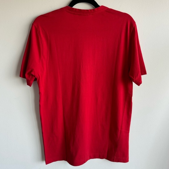 Ferrari Classic Scuderia Red Short Sleeve V-Neck T-Shirt Small - Picture 2 of 5